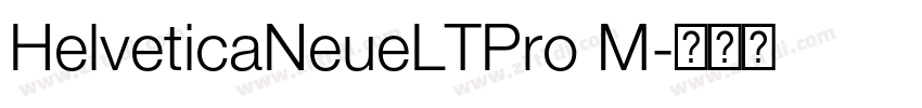 HelveticaNeueLTPro M字体转换